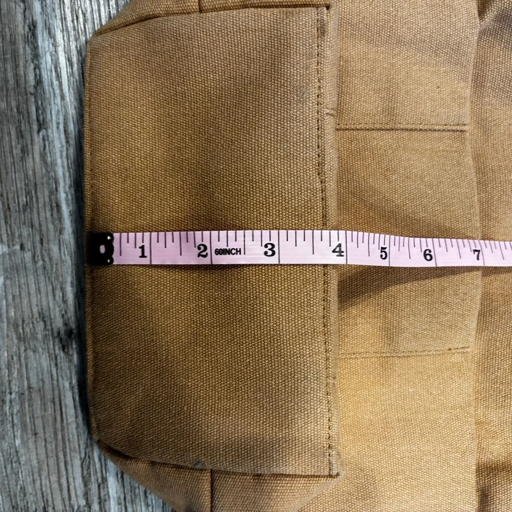 Hannah Canvas Kella Soft Cotton Brown Shoulder Tote Bag Multi-Pocket Everyday
